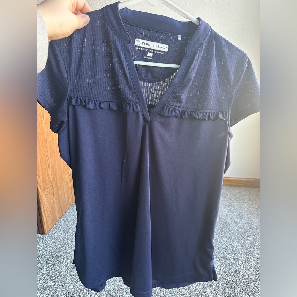 Pebble Beach Women's Dark Blue Blouse